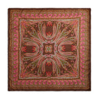 Rosewood Crown Paisley Silk Large Pocket Square