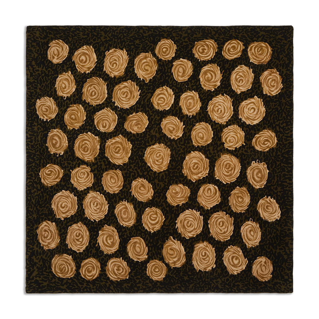 Silk Spiral Roseyte Pocket Square