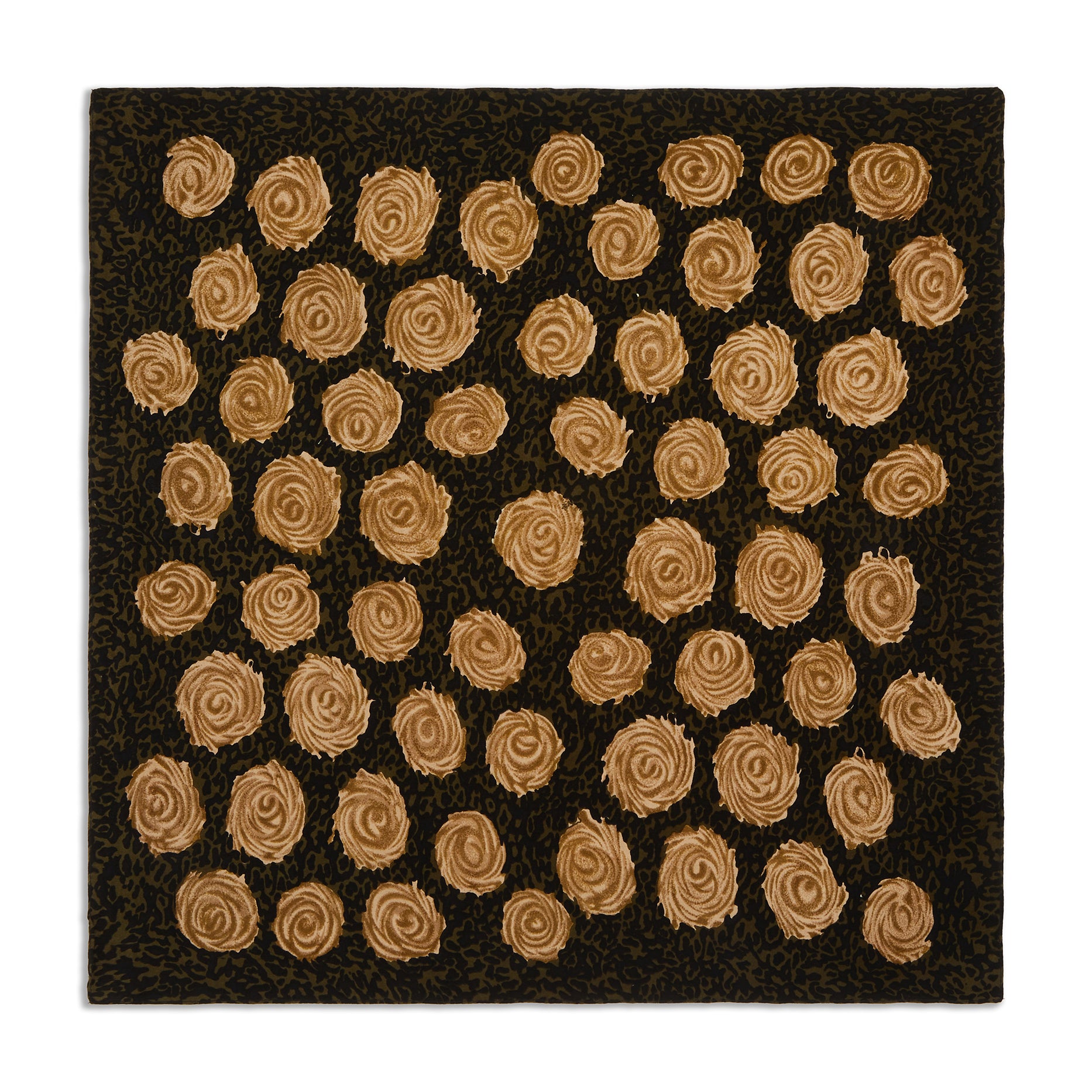 Silk Spiral Roseyte Pocket Square