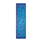 Azure Elephant Caravan Silk Stole