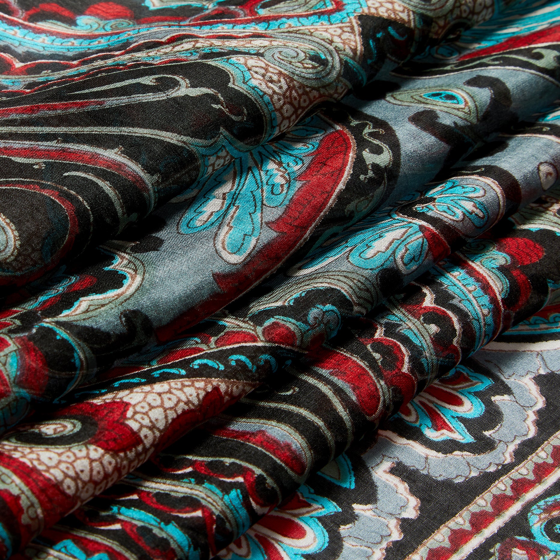 Imperial Paisley Silk Stole
