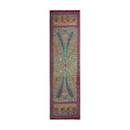 Antique Garnet Paisley Silk Stole