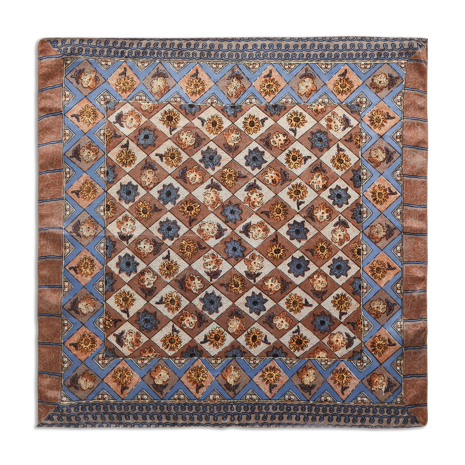 Silk Sunflower Pocket Square