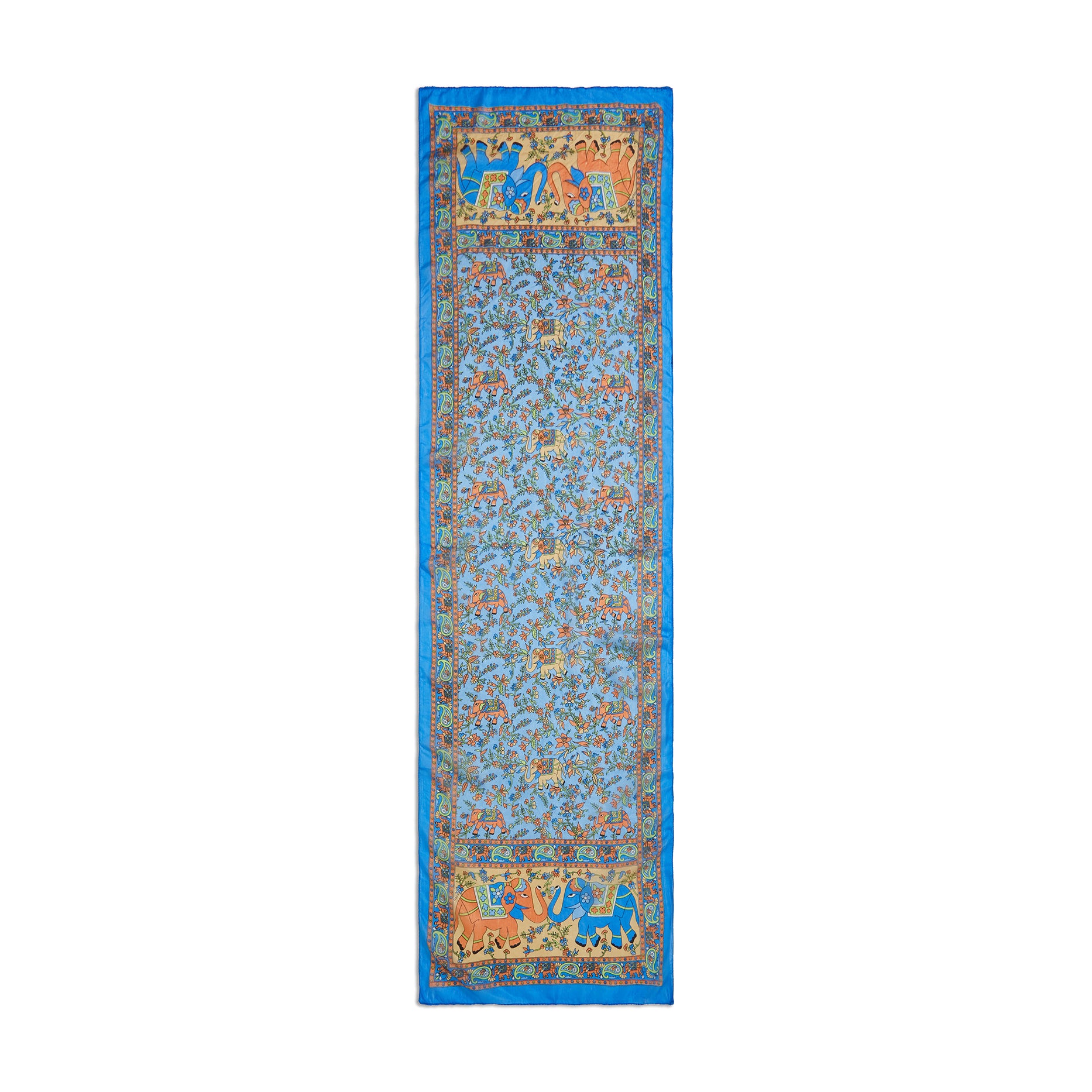 Celestial Elephant Garden Silk Stole