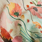 Wildflower Haze Linen Stole