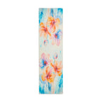 Azure Petal Drift Linen Stole
