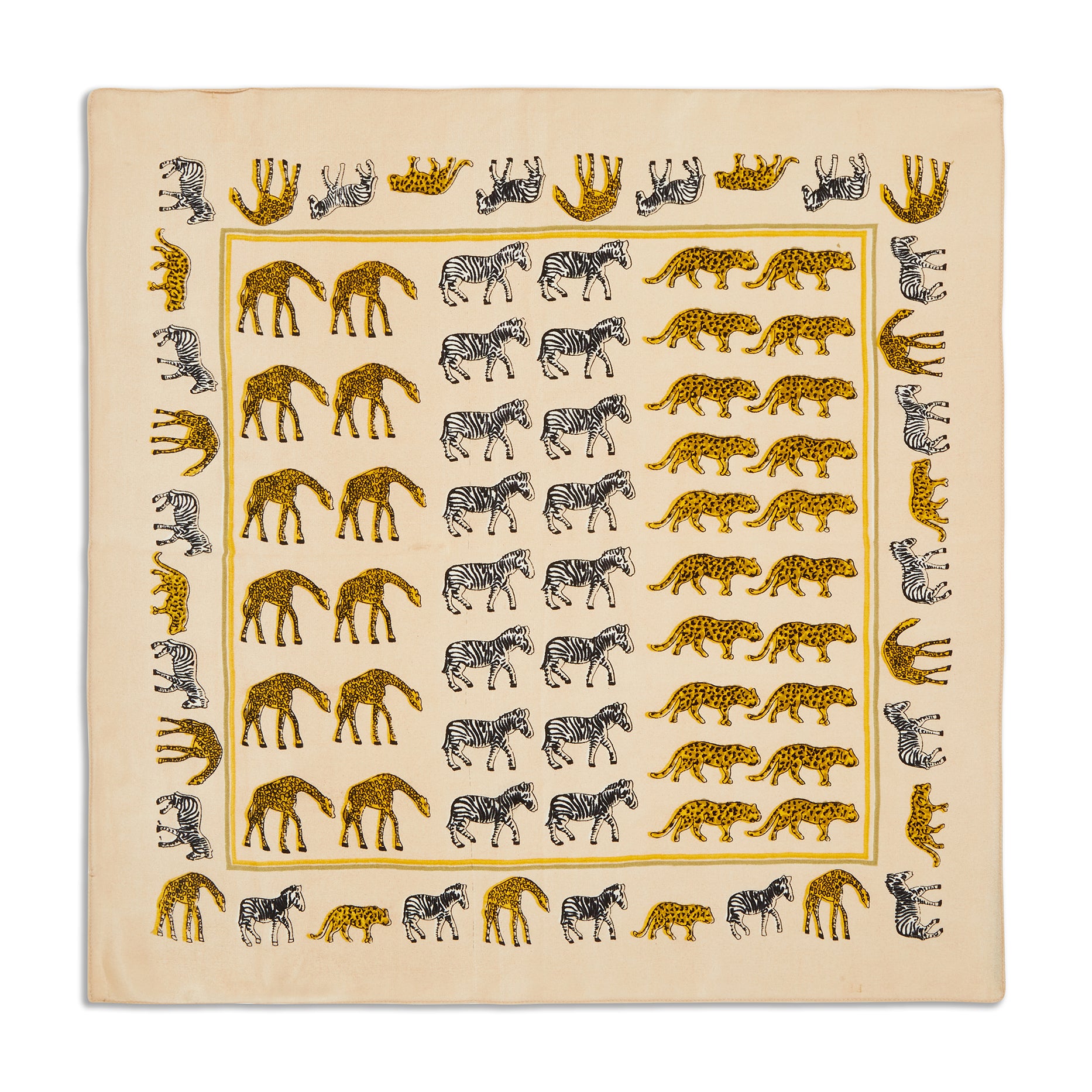 Silk Safari Pocket Square