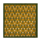 Silk Geometric Mosaic Pocket Square