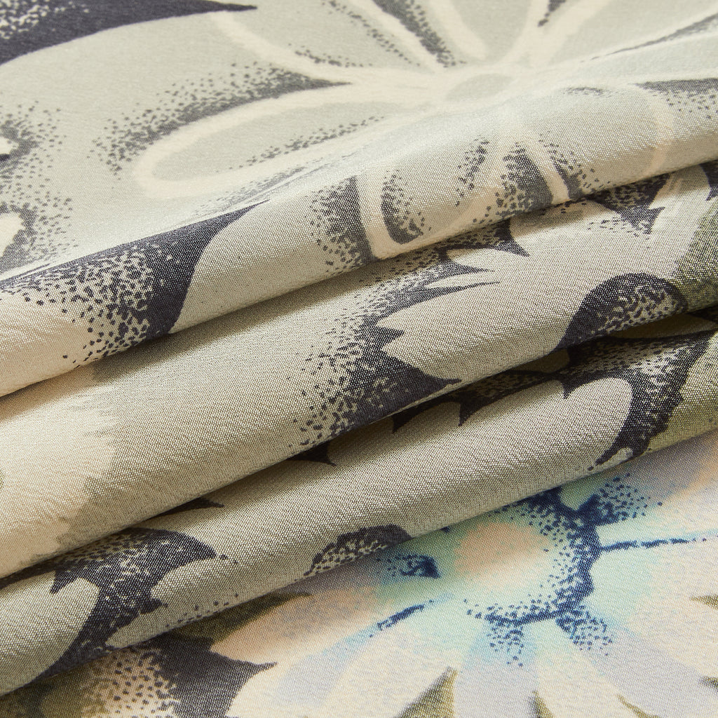 Silk Floral Collage Pocket Square