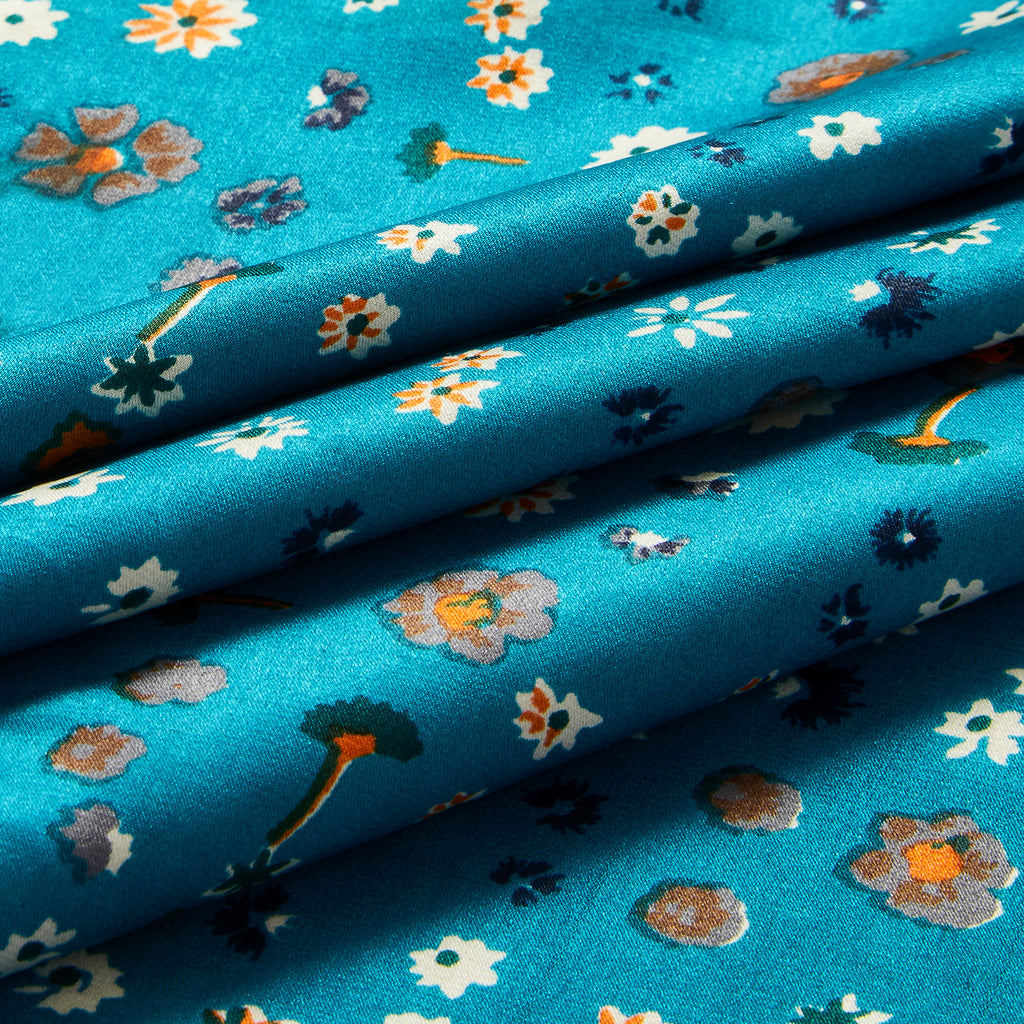 Silk Ditsy Floral Pocket Square
