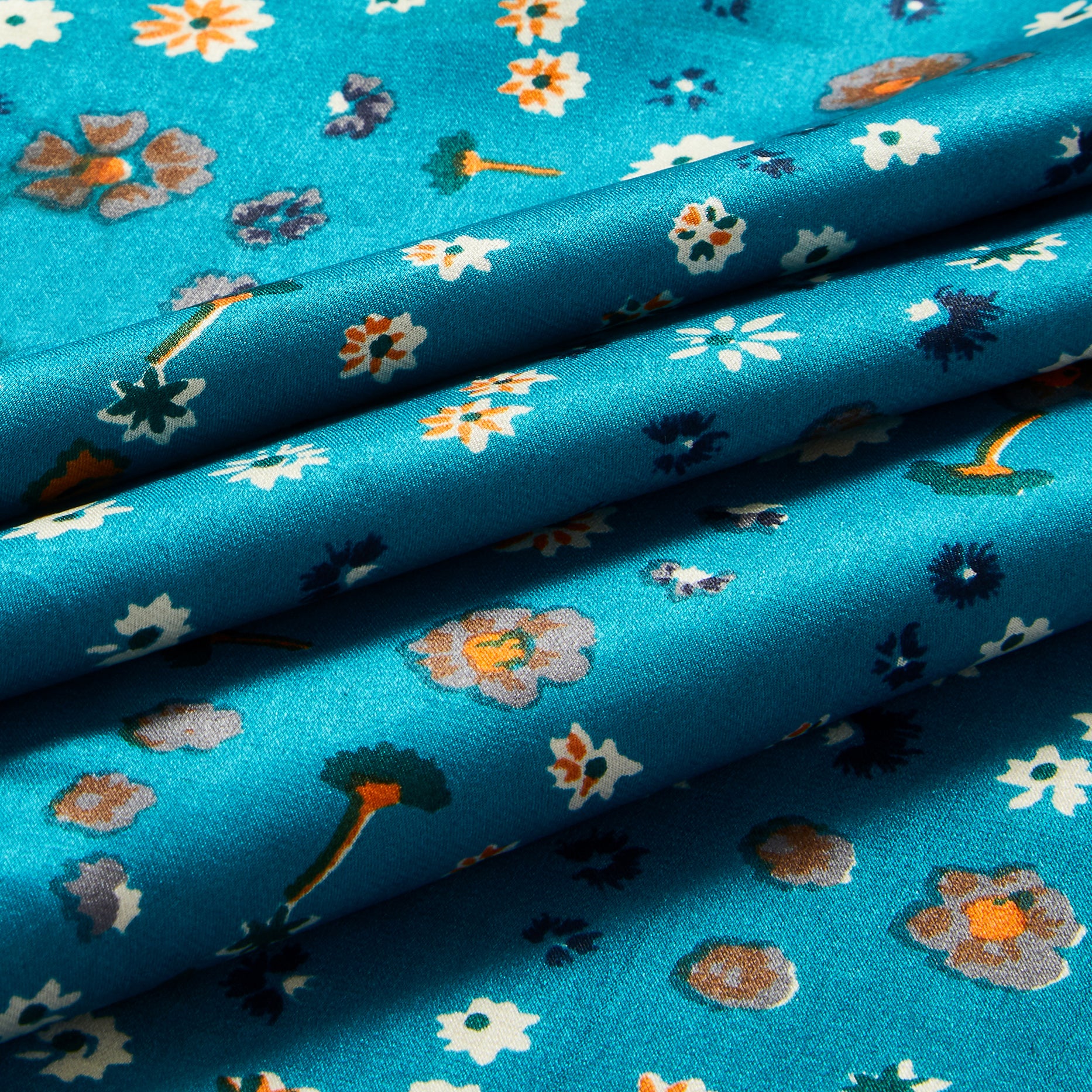 Silk Ditsy Floral Pocket Square