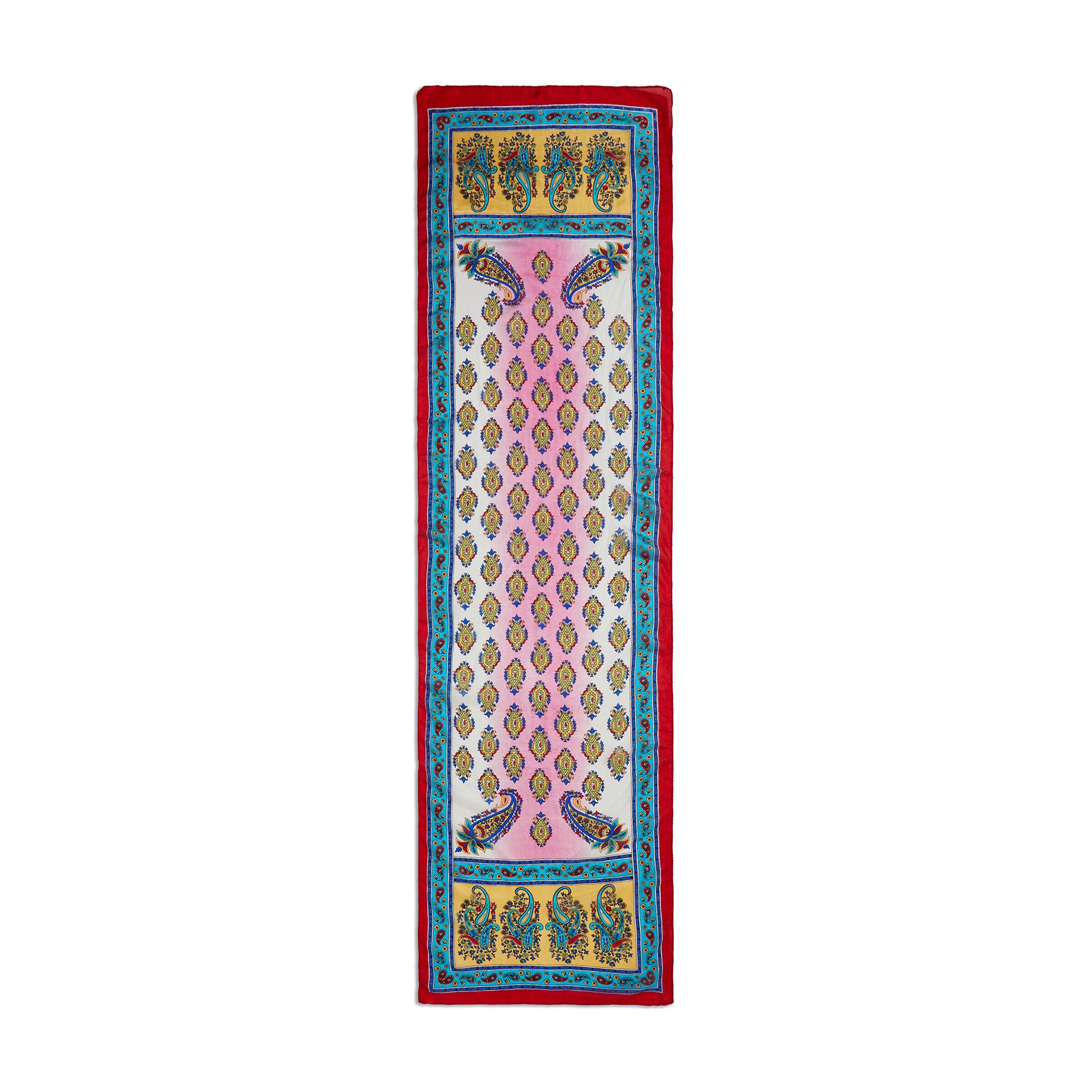 Rose Pavilion Paisley Silk Stole
