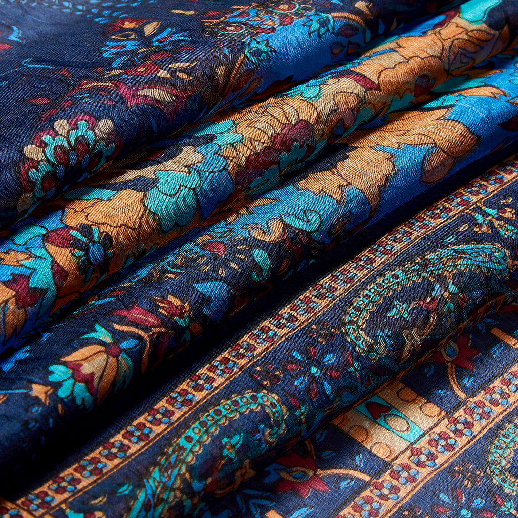 Nocturne Blossom Garden Silk Stole