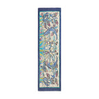 Indigo Aviary Linen Stole