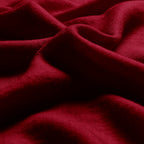 Oversized Cashmere -  Plain Red Silk Stole
