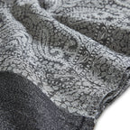 Oversized Finest Cashmere Paisley Lace Stole
