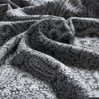 Oversized Finest Cashmere Paisley Lace Stole