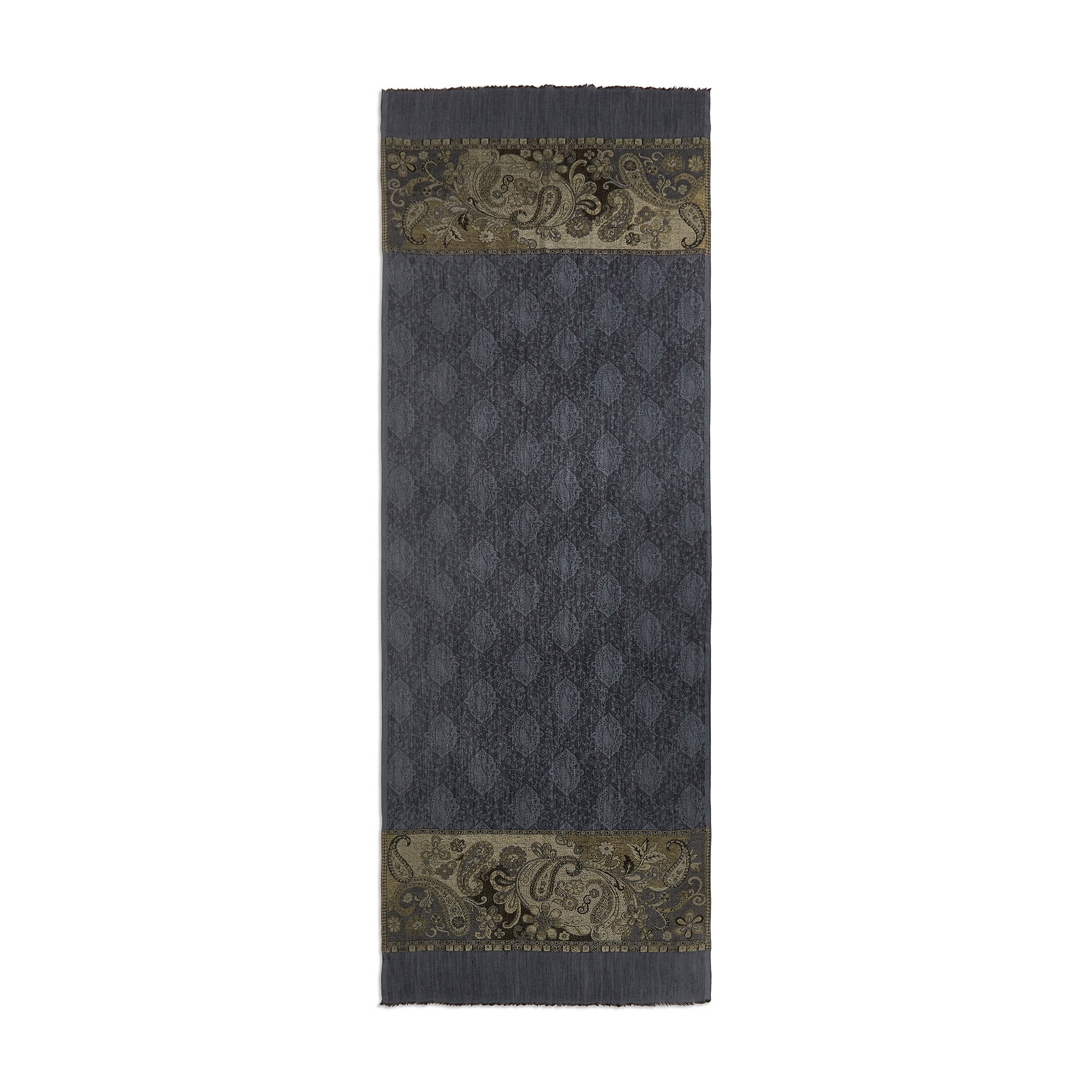 Midnight Paisley Finest Cashmere Stole