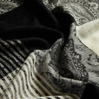 Ivory Patchwork Finest Cashmere Stole