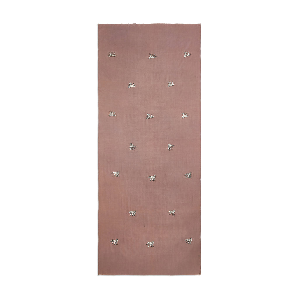 Rosewood Motif Finest Cashmere Stole