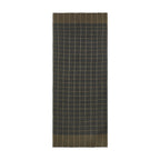 Graphite Grid Finest Cashmere Stole
