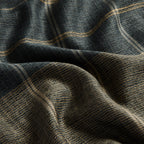 Graphite Grid Finest Cashmere Stole