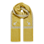 Heirloom Mustard Diamond Pashmina