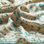 Heirloom Beige Floral Pashmina