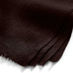 Oversized Cashmere -  Plain Moka Brown Silk Stole