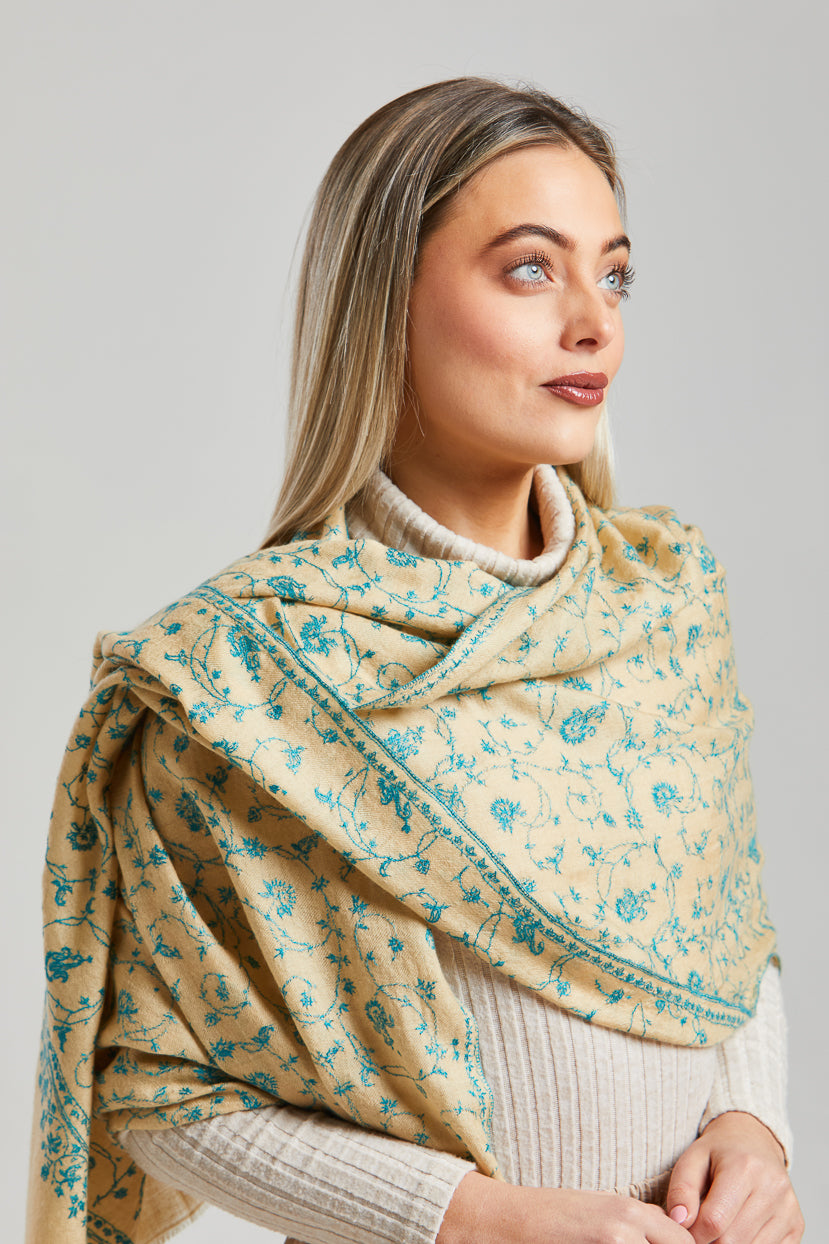 Handwoven Pure Pashmina Wrap
