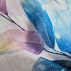 Blue Whisper Botanica Linen Stole