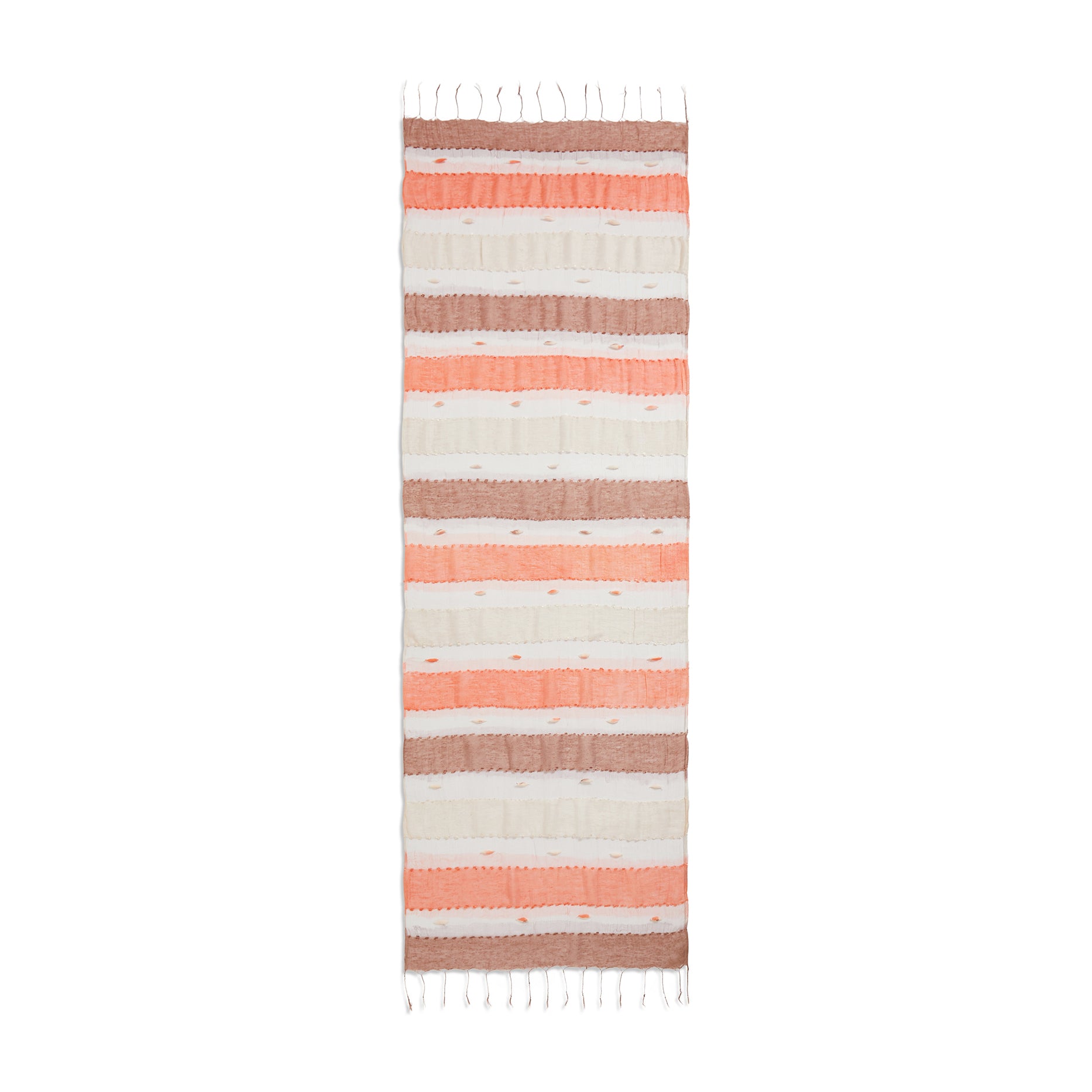 Apricot Capsule Silk Stole
