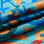 Silk Paisley Floral Vine Pocket Square