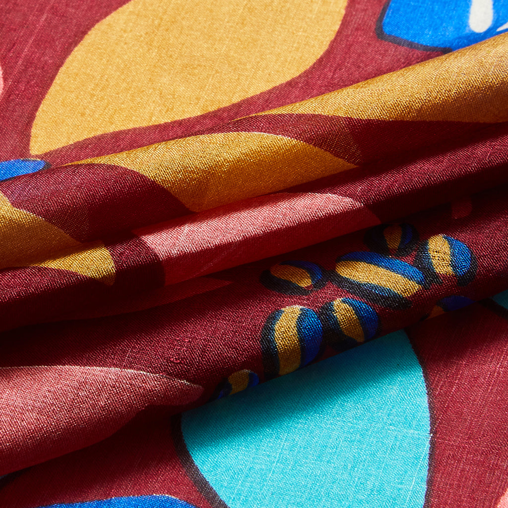 Silk Bold Floral Pocket Square