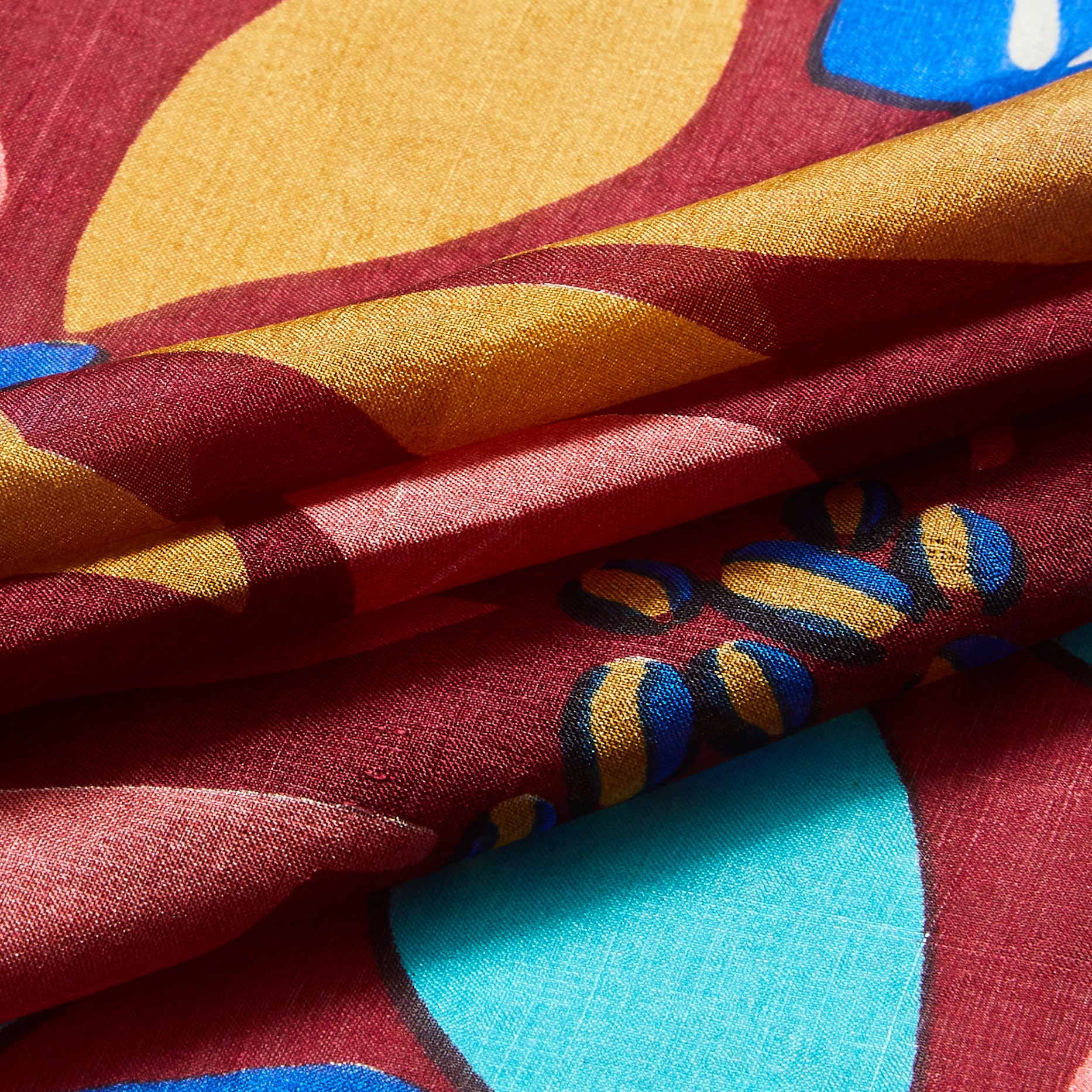 Silk Bold Floral Pocket Square