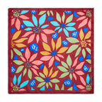 Silk Bold Floral Pocket Square