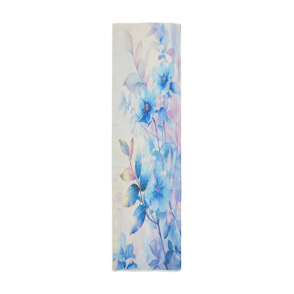 Blue Whisper Botanica Linen Stole