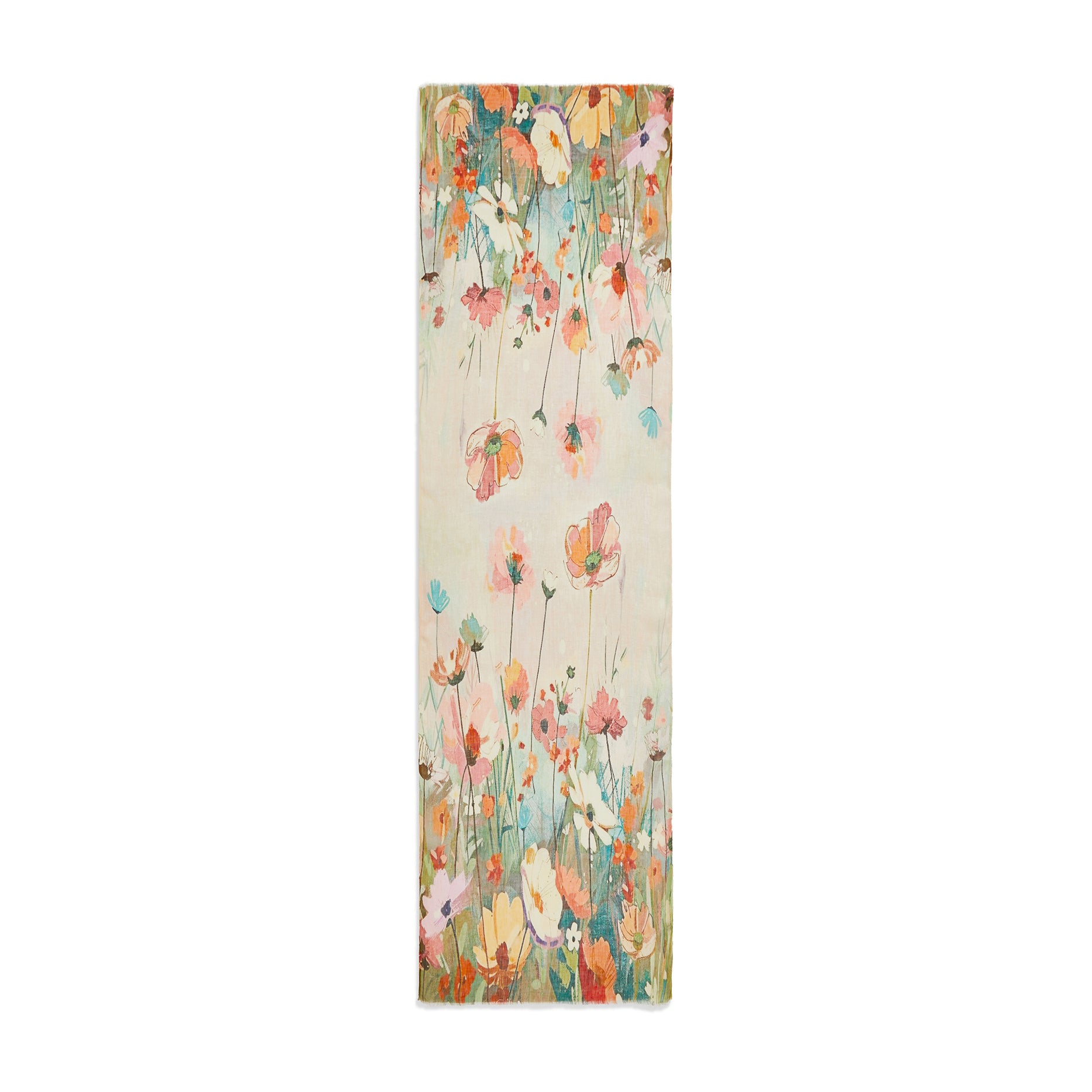 Wildflower Haze Linen Stole