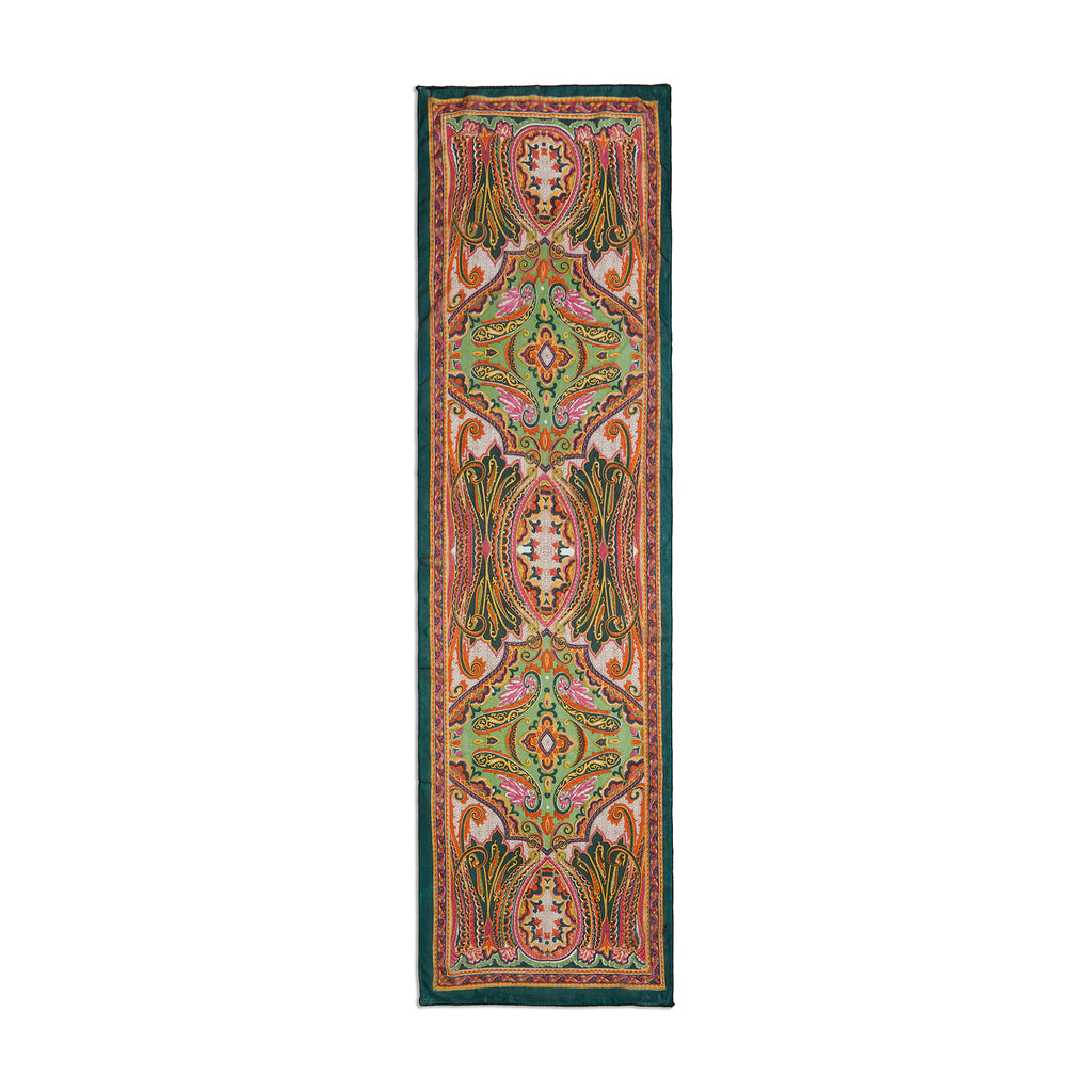 Emerald Court Paisley Silk Stole